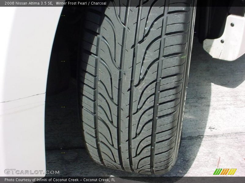 Winter Frost Pearl / Charcoal 2008 Nissan Altima 3.5 SE