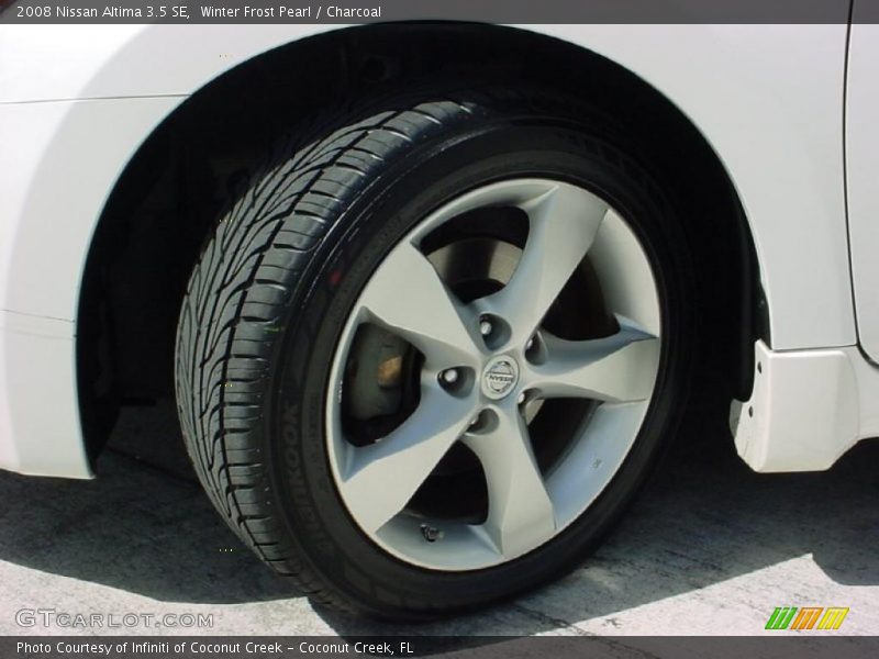 Winter Frost Pearl / Charcoal 2008 Nissan Altima 3.5 SE