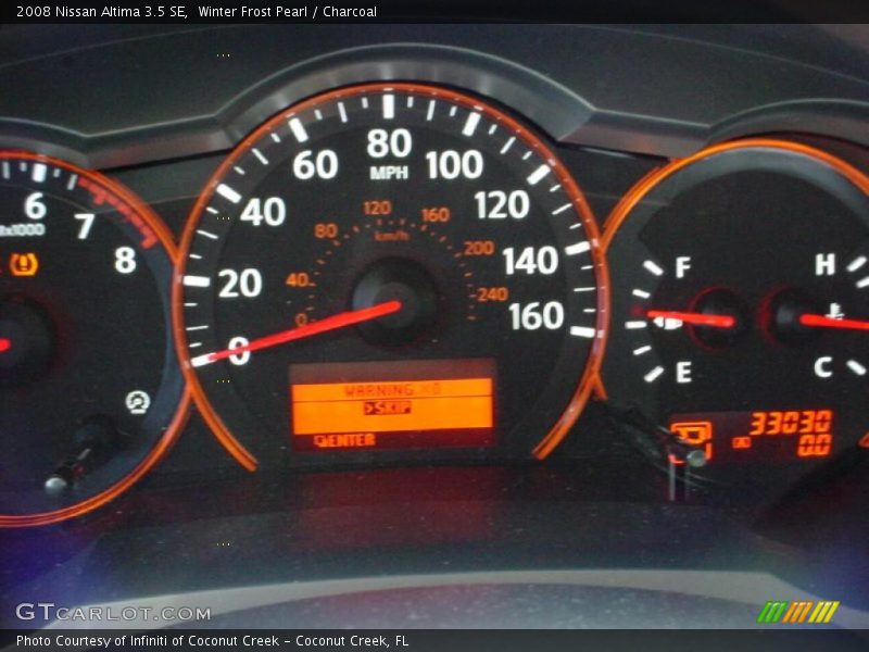 Winter Frost Pearl / Charcoal 2008 Nissan Altima 3.5 SE