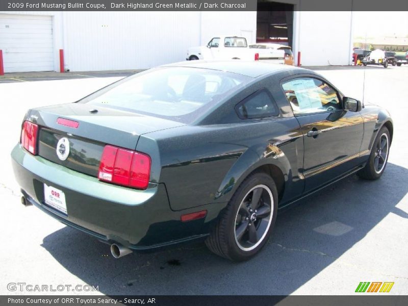 Dark Highland Green Metallic / Dark Charcoal 2009 Ford Mustang Bullitt Coupe