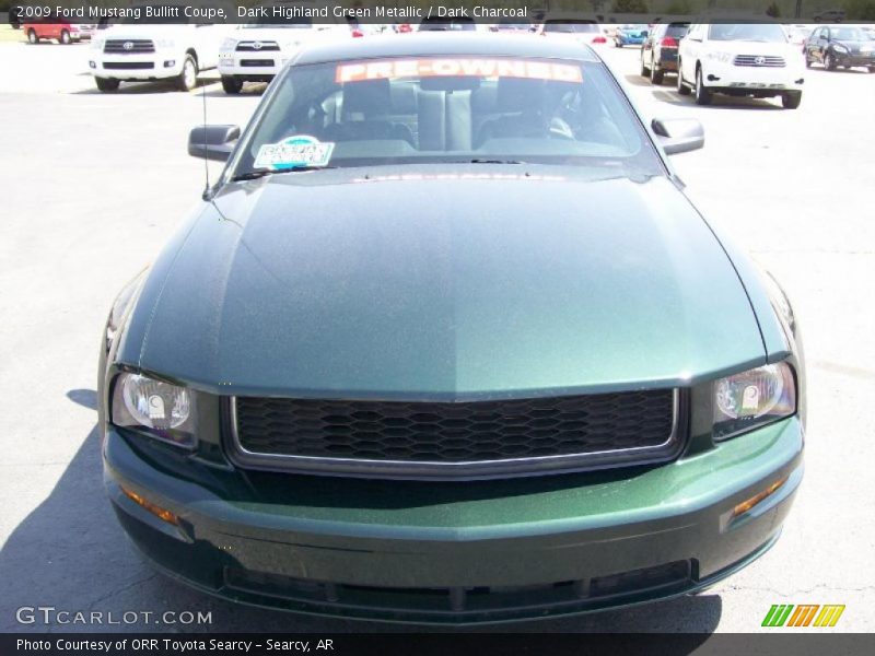 Dark Highland Green Metallic / Dark Charcoal 2009 Ford Mustang Bullitt Coupe