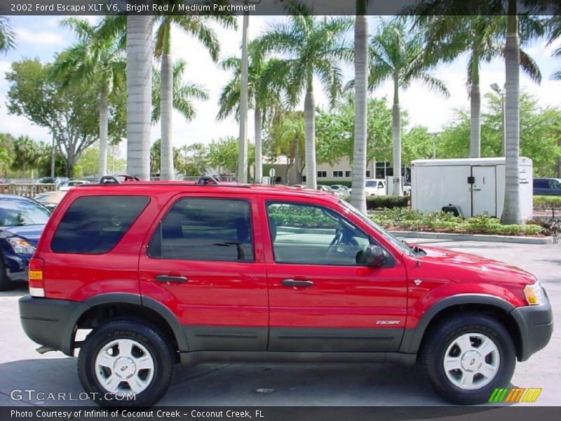 Bright Red / Medium Parchment 2002 Ford Escape XLT V6