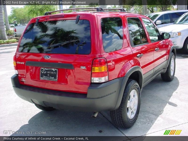 Bright Red / Medium Parchment 2002 Ford Escape XLT V6