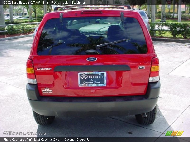 Bright Red / Medium Parchment 2002 Ford Escape XLT V6