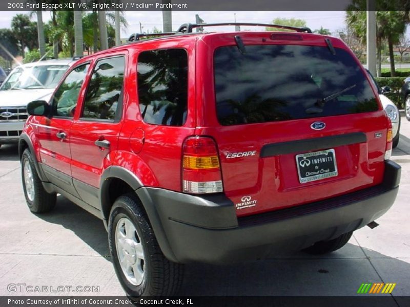 Bright Red / Medium Parchment 2002 Ford Escape XLT V6