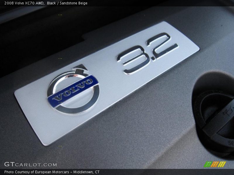 Black / Sandstone Beige 2008 Volvo XC70 AWD