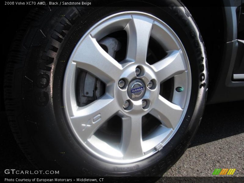 Black / Sandstone Beige 2008 Volvo XC70 AWD