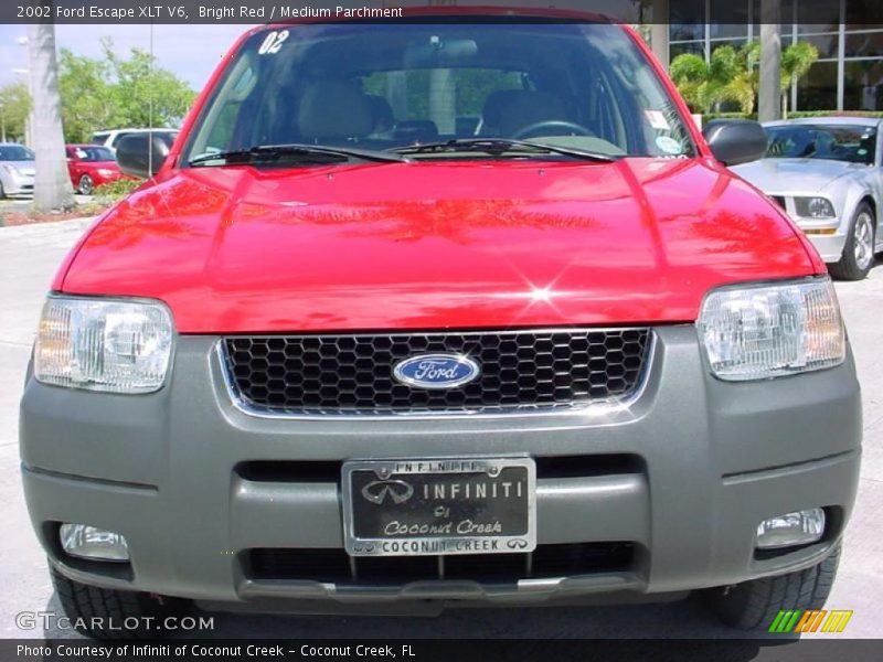 Bright Red / Medium Parchment 2002 Ford Escape XLT V6