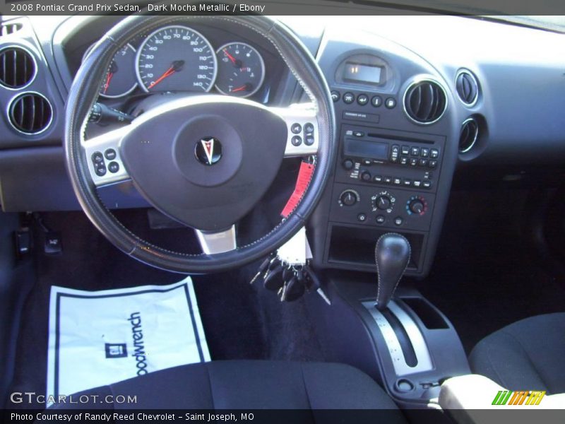 Dark Mocha Metallic / Ebony 2008 Pontiac Grand Prix Sedan