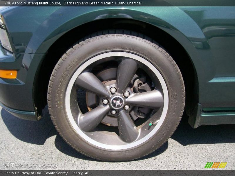 Dark Highland Green Metallic / Dark Charcoal 2009 Ford Mustang Bullitt Coupe