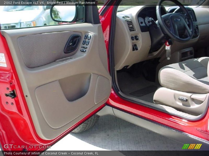 Bright Red / Medium Parchment 2002 Ford Escape XLT V6