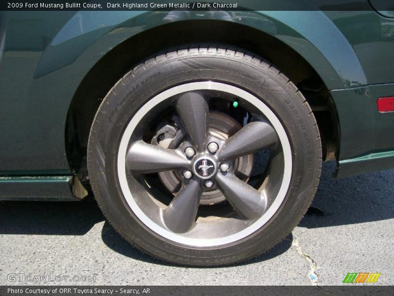 Dark Highland Green Metallic / Dark Charcoal 2009 Ford Mustang Bullitt Coupe