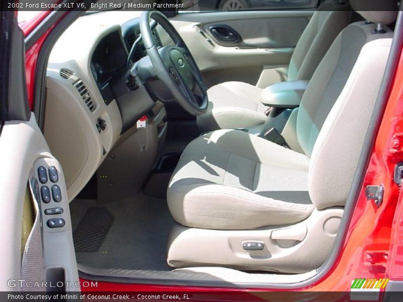 Bright Red / Medium Parchment 2002 Ford Escape XLT V6