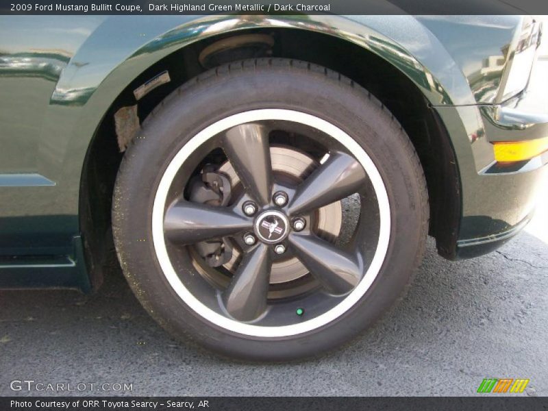 Dark Highland Green Metallic / Dark Charcoal 2009 Ford Mustang Bullitt Coupe