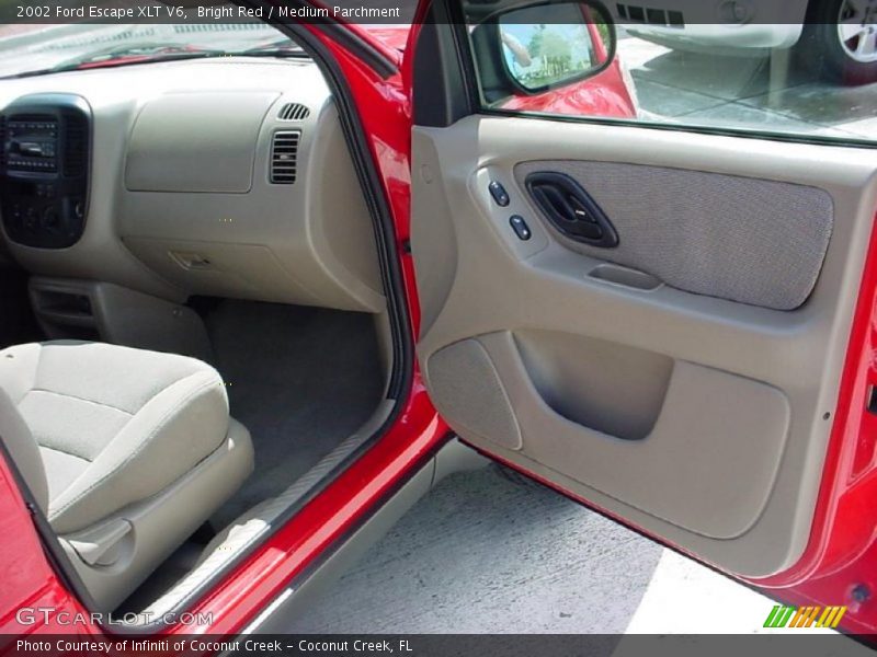 Bright Red / Medium Parchment 2002 Ford Escape XLT V6