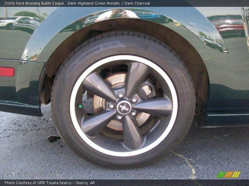 Dark Highland Green Metallic / Dark Charcoal 2009 Ford Mustang Bullitt Coupe