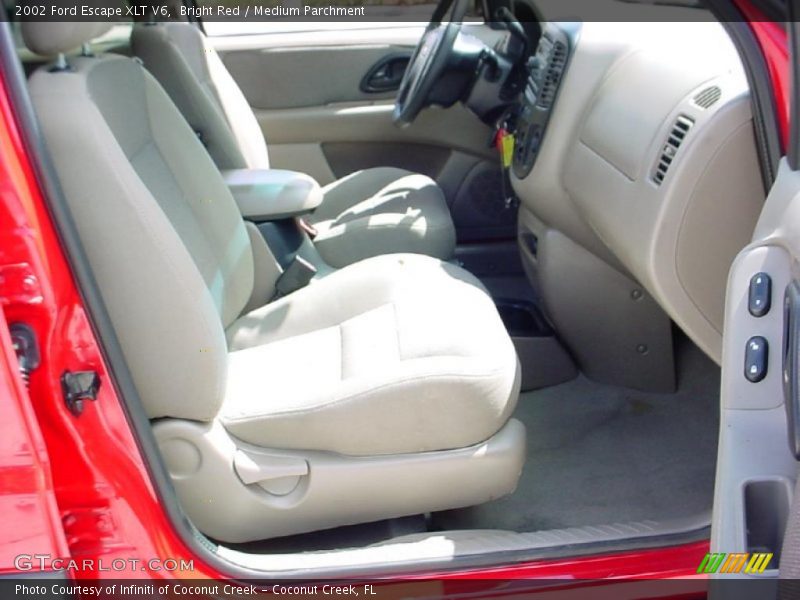 Bright Red / Medium Parchment 2002 Ford Escape XLT V6