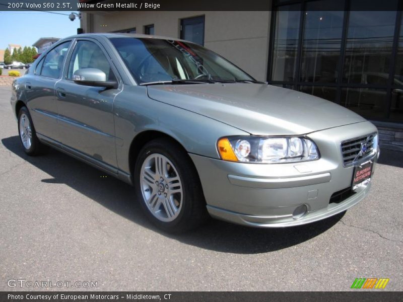 Willow Green Metallic / Beige 2007 Volvo S60 2.5T