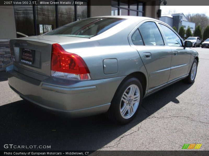 Willow Green Metallic / Beige 2007 Volvo S60 2.5T