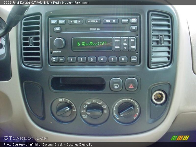 Bright Red / Medium Parchment 2002 Ford Escape XLT V6
