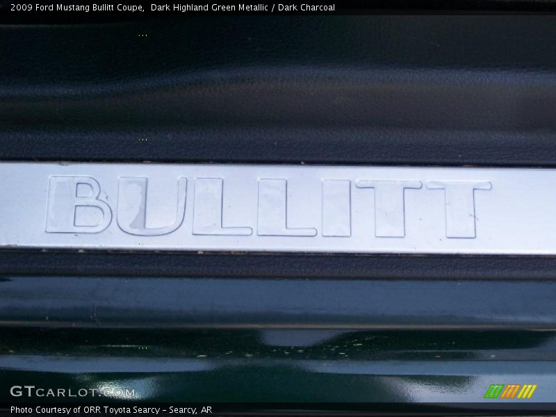 Dark Highland Green Metallic / Dark Charcoal 2009 Ford Mustang Bullitt Coupe