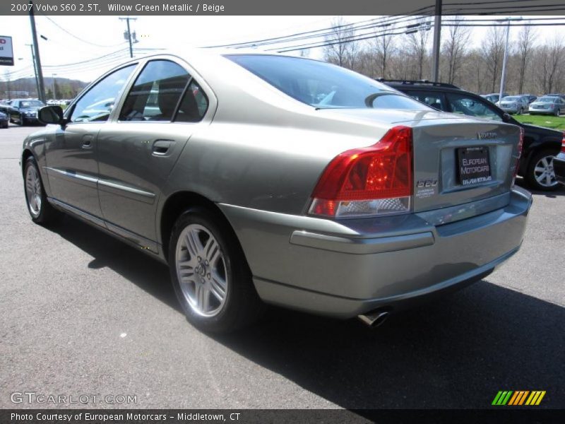 Willow Green Metallic / Beige 2007 Volvo S60 2.5T