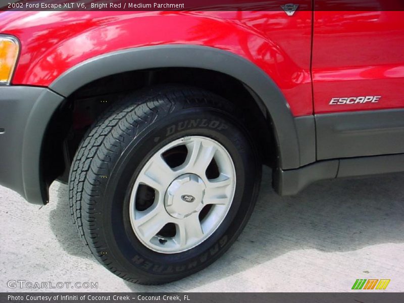 Bright Red / Medium Parchment 2002 Ford Escape XLT V6