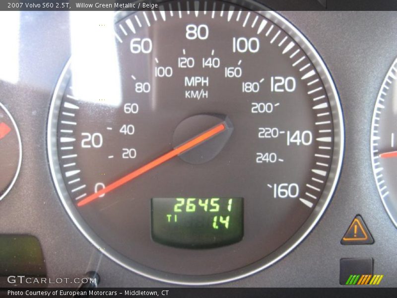 Willow Green Metallic / Beige 2007 Volvo S60 2.5T