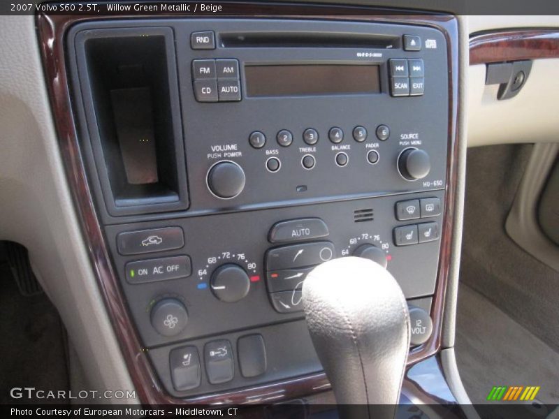 Willow Green Metallic / Beige 2007 Volvo S60 2.5T