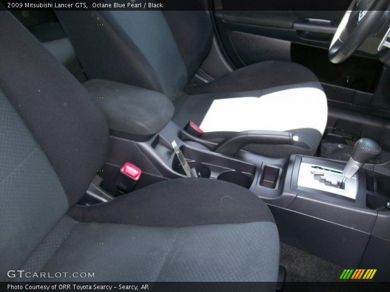 Octane Blue Pearl / Black 2009 Mitsubishi Lancer GTS