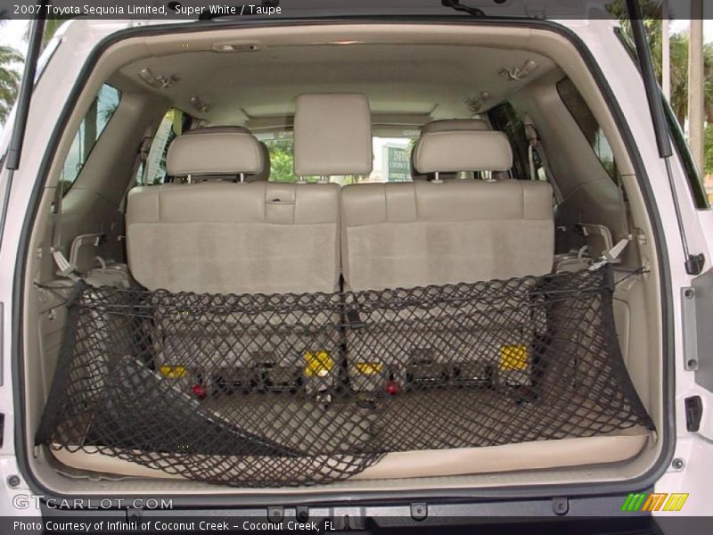 Super White / Taupe 2007 Toyota Sequoia Limited