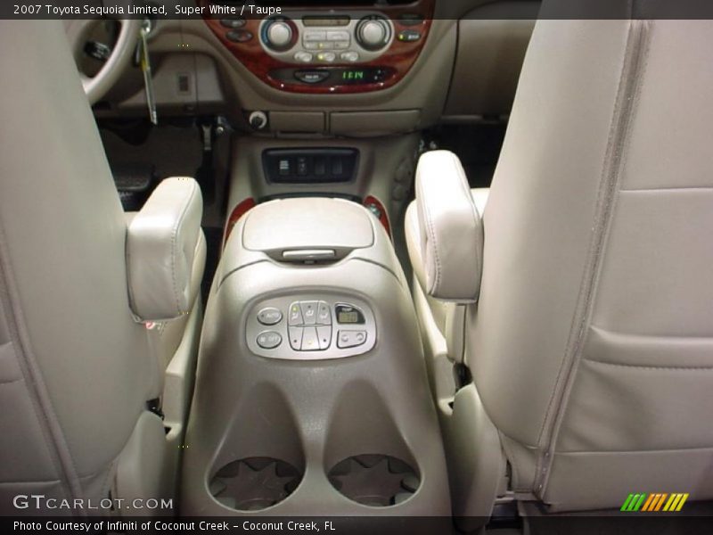 Super White / Taupe 2007 Toyota Sequoia Limited