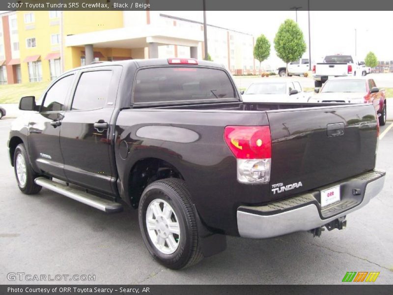 Black / Beige 2007 Toyota Tundra SR5 CrewMax