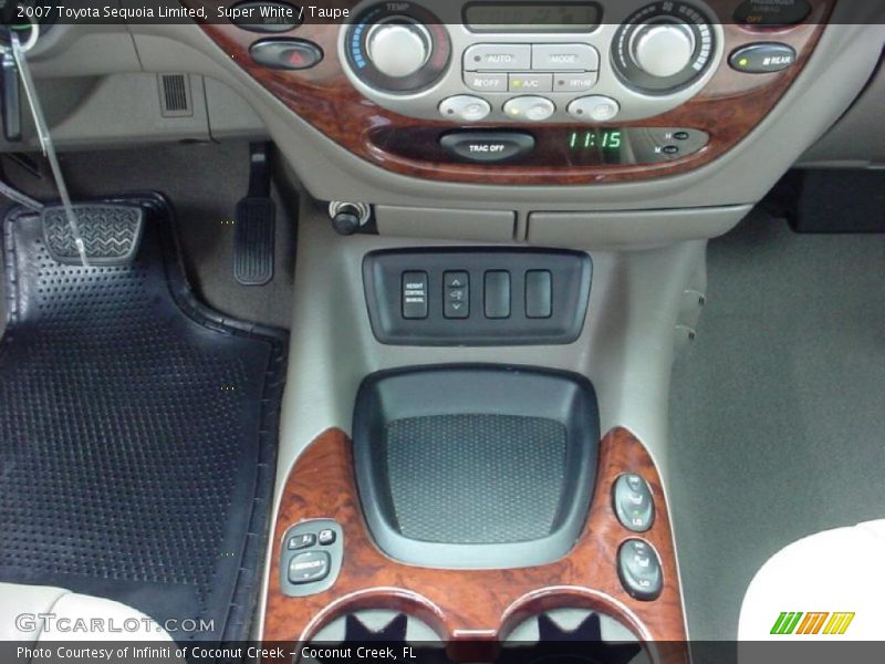Super White / Taupe 2007 Toyota Sequoia Limited
