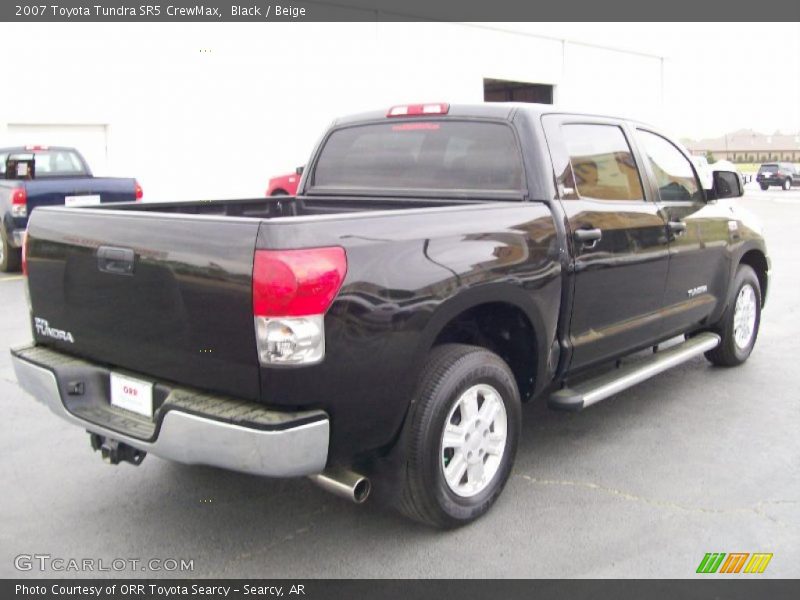 Black / Beige 2007 Toyota Tundra SR5 CrewMax