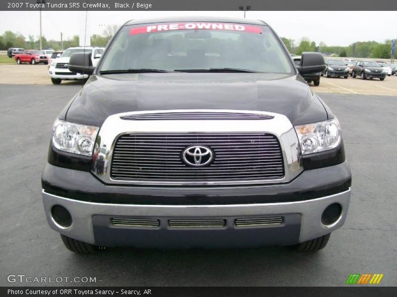 Black / Beige 2007 Toyota Tundra SR5 CrewMax