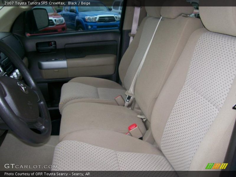 Black / Beige 2007 Toyota Tundra SR5 CrewMax