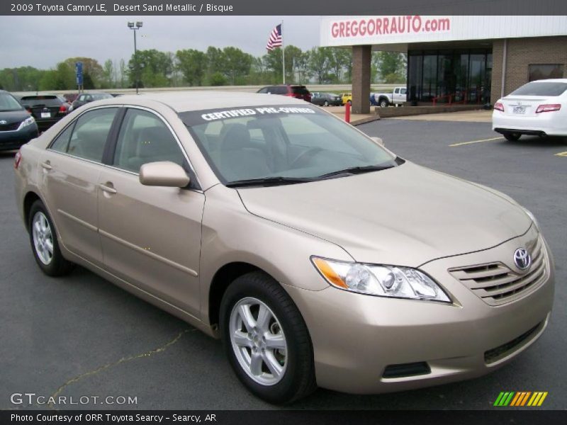 Desert Sand Metallic / Bisque 2009 Toyota Camry LE