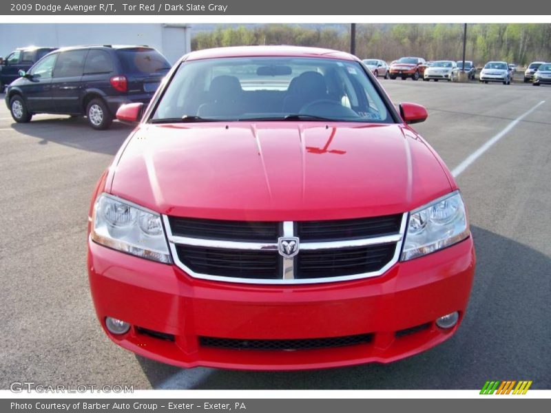 Tor Red / Dark Slate Gray 2009 Dodge Avenger R/T