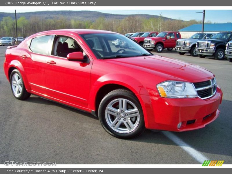 Tor Red / Dark Slate Gray 2009 Dodge Avenger R/T