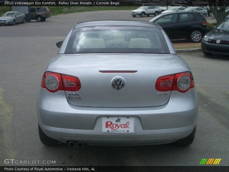 Reflex Silver Metallic / Cornsilk Beige 2010 Volkswagen Eos Komfort