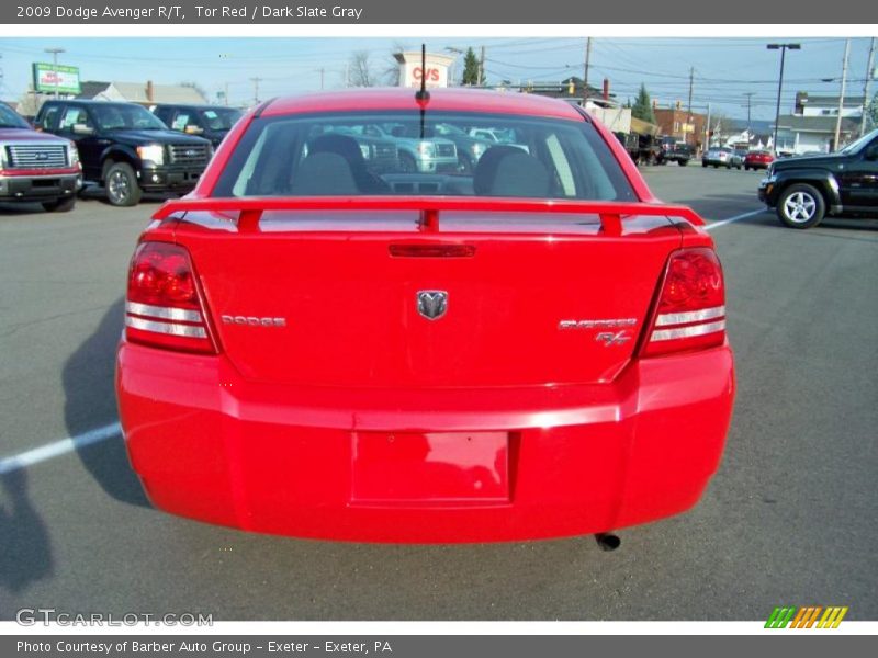Tor Red / Dark Slate Gray 2009 Dodge Avenger R/T