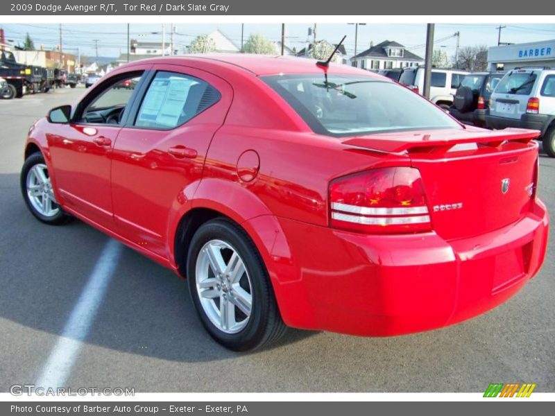 Tor Red / Dark Slate Gray 2009 Dodge Avenger R/T