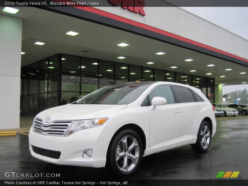 Blizzard White Pearl / Ivory 2010 Toyota Venza V6