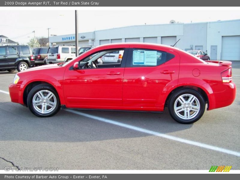 Tor Red / Dark Slate Gray 2009 Dodge Avenger R/T