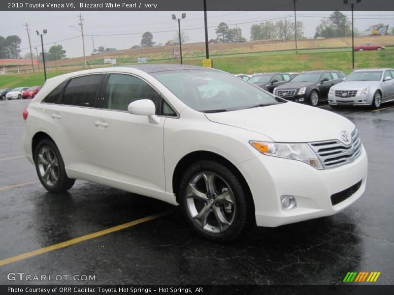 Blizzard White Pearl / Ivory 2010 Toyota Venza V6