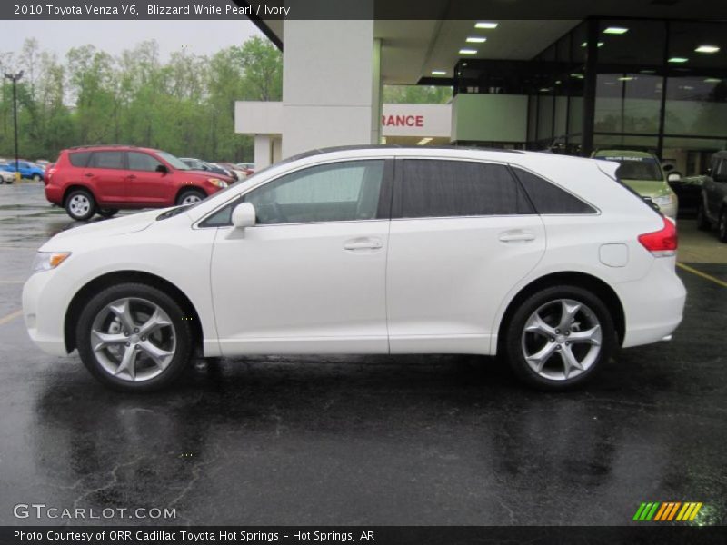 Blizzard White Pearl / Ivory 2010 Toyota Venza V6