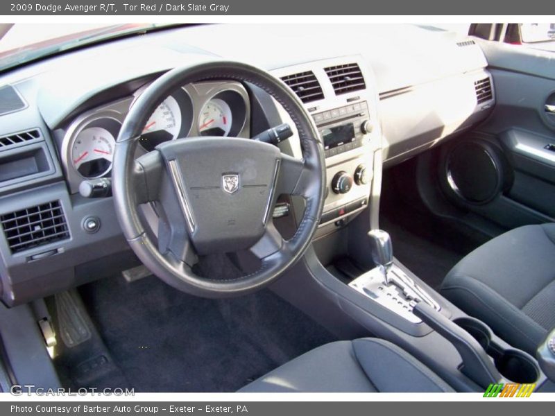 Tor Red / Dark Slate Gray 2009 Dodge Avenger R/T