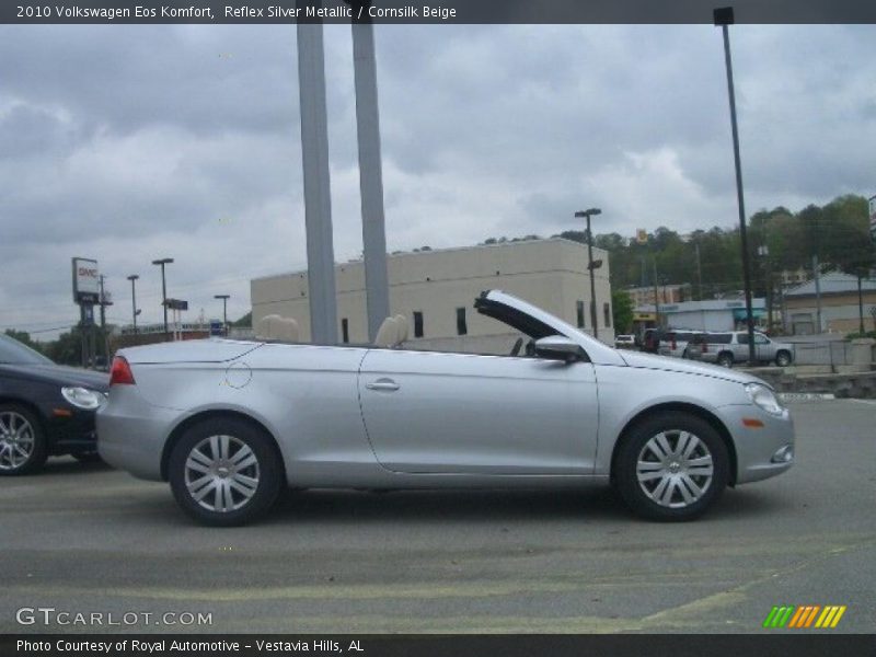 Reflex Silver Metallic / Cornsilk Beige 2010 Volkswagen Eos Komfort