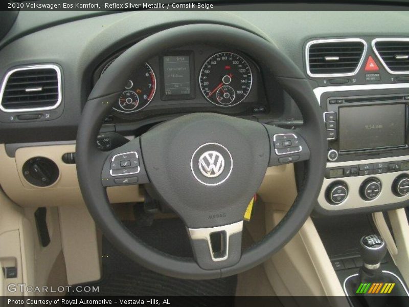 Reflex Silver Metallic / Cornsilk Beige 2010 Volkswagen Eos Komfort